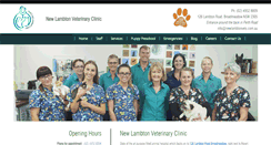 Desktop Screenshot of newlambtonvets.com.au